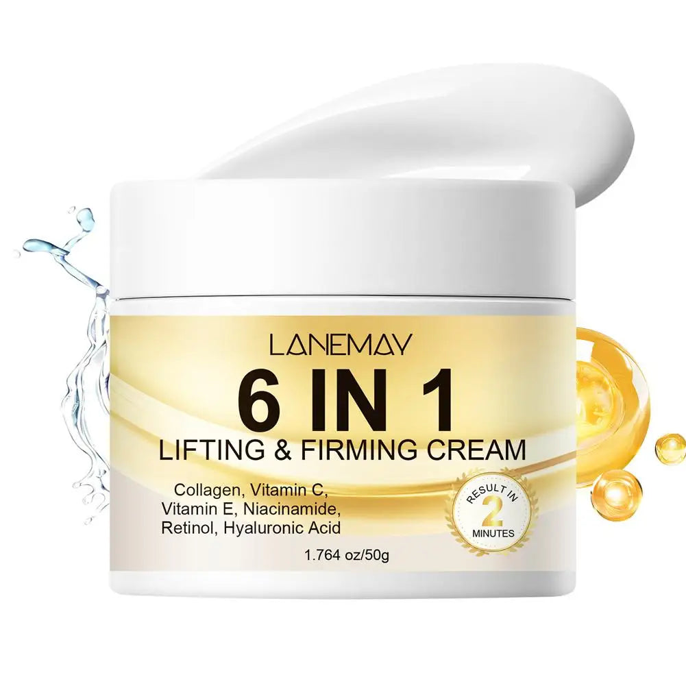 1 Collagen Face Cream Retinol Vitamin C Lifting Firming Facial