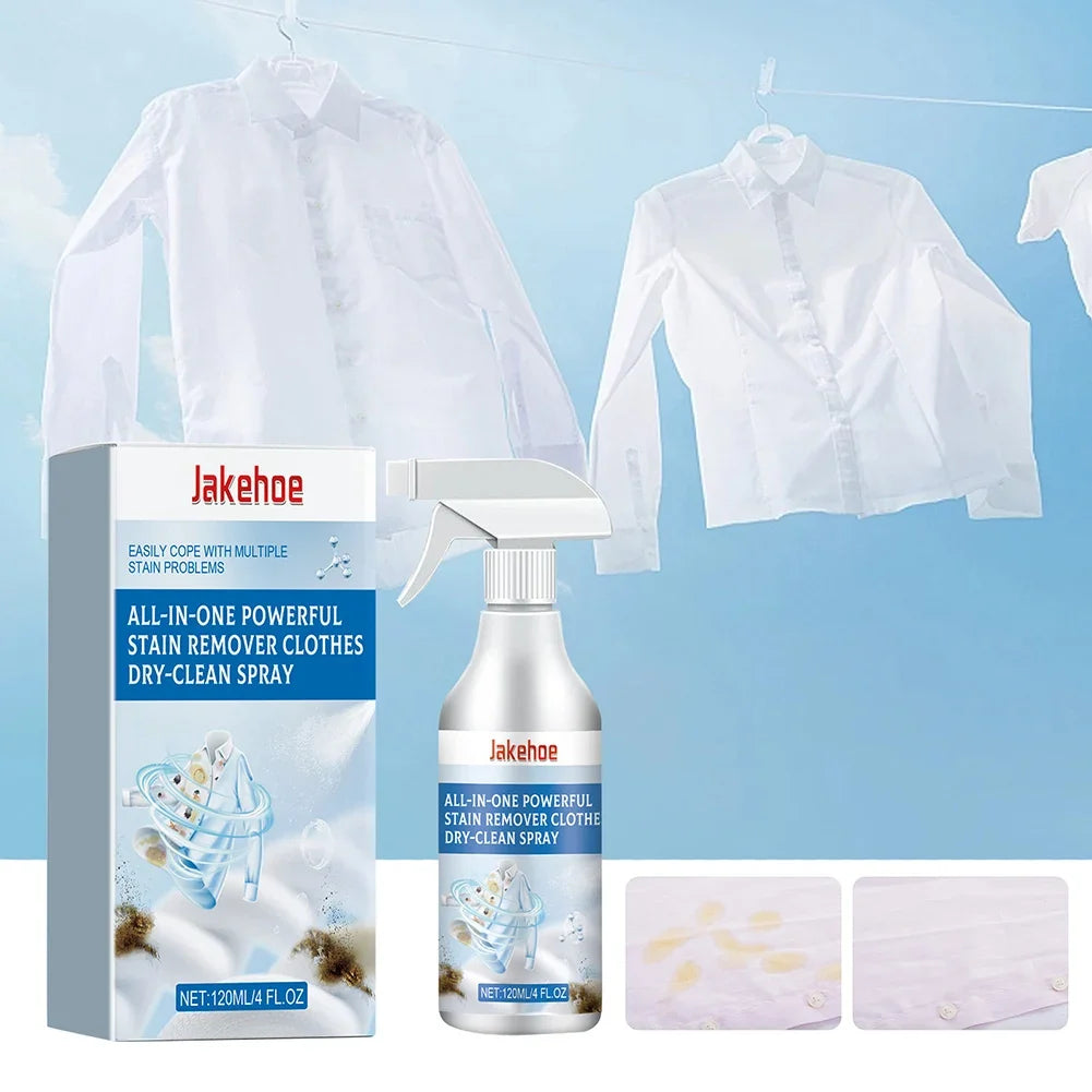 Waterless Dry-Clean Stain Remover Spray for Clothes – 120ml