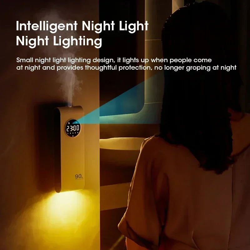 Wireless Hanging Essential Oil Diffuser with Night Light 90ml