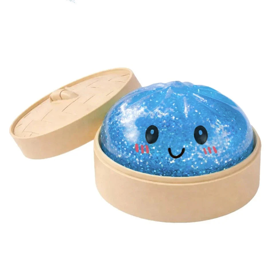 Mini Dumpling Squeeze Toy | Bamboo Steamer Fidget Stress Ball