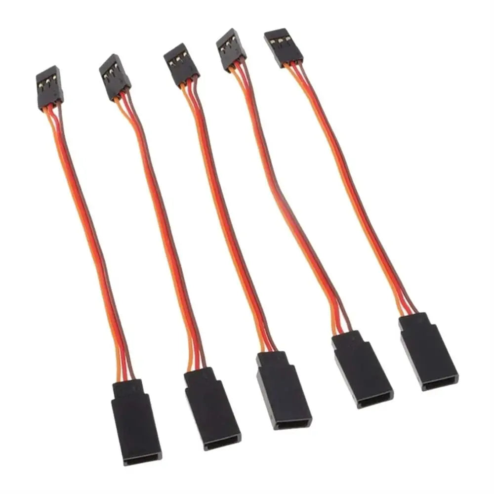 RC Servo Extension Cable 3-Pin JR Male to Female – 10 Pack