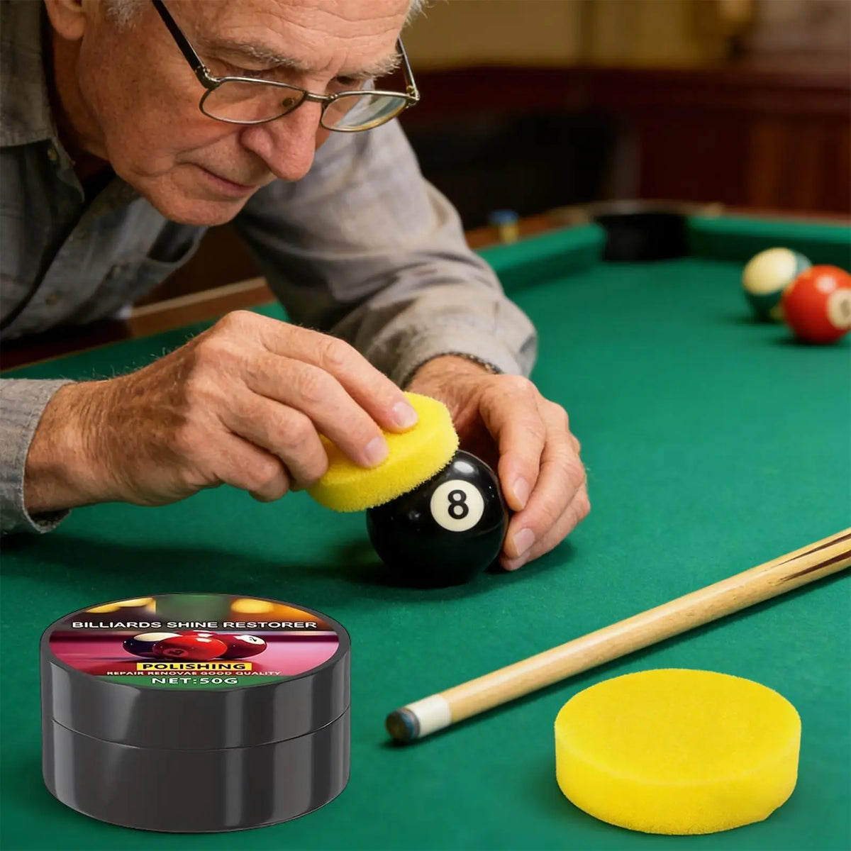 Billiard Cue & Ball Wax 100g – Polish, Clean & Protect