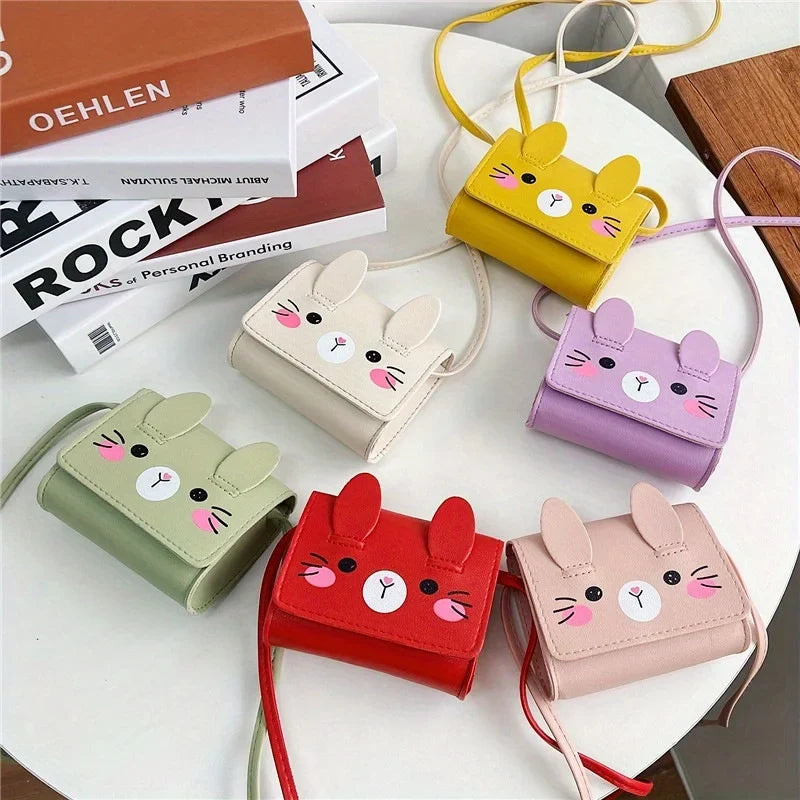 Children's Mini Handbags Princess Baby Girls PU Leather Small