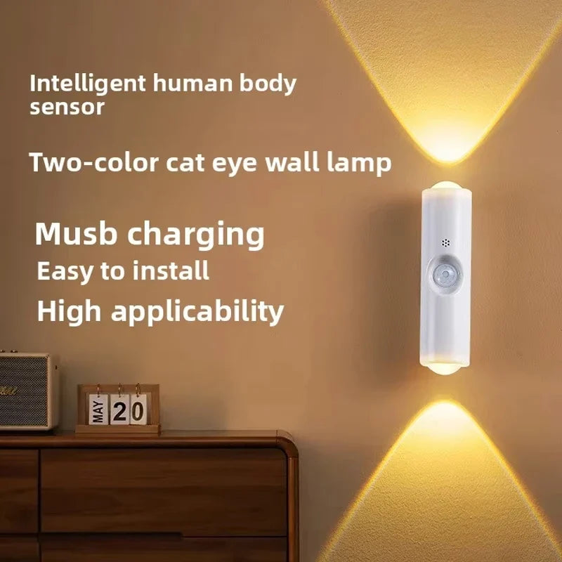 RGB Motion Sensor Night Light | Rechargeable Magnetic Spotlight