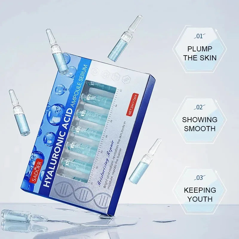 Hyaluronic Acid Facial Serum – Moisturising & Firming 2ml×7