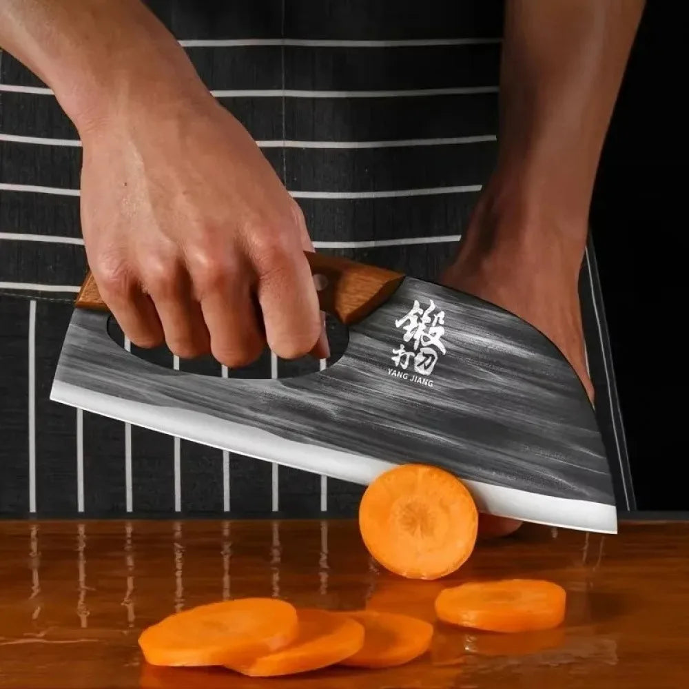 PLYS Forged Chef Knife – Meat Cleaver, Slicer & Vegetable Knife