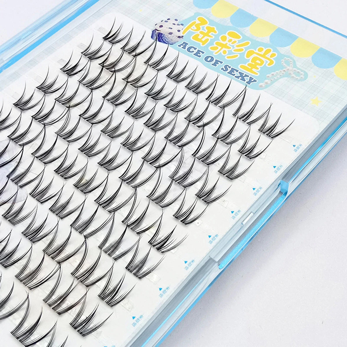 Wispy False Eyelashes 10 Rows | Natural Fluffy Cluster Lashes