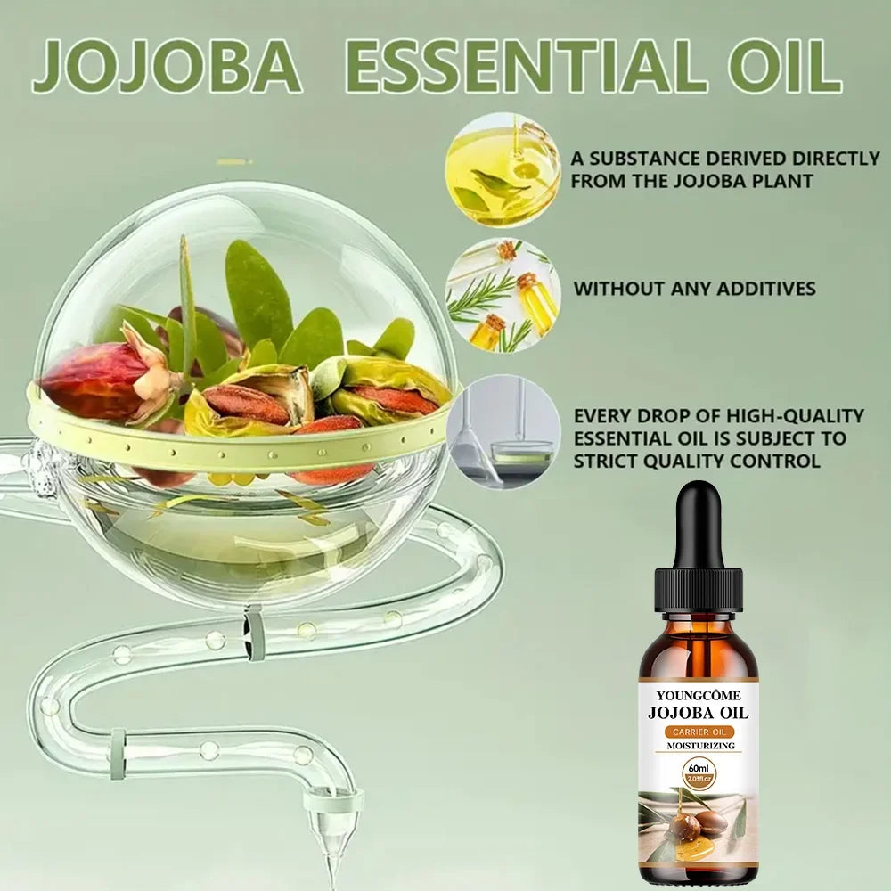 Natural Organic Jojoba Oil – Face, Body, Hair & Massage