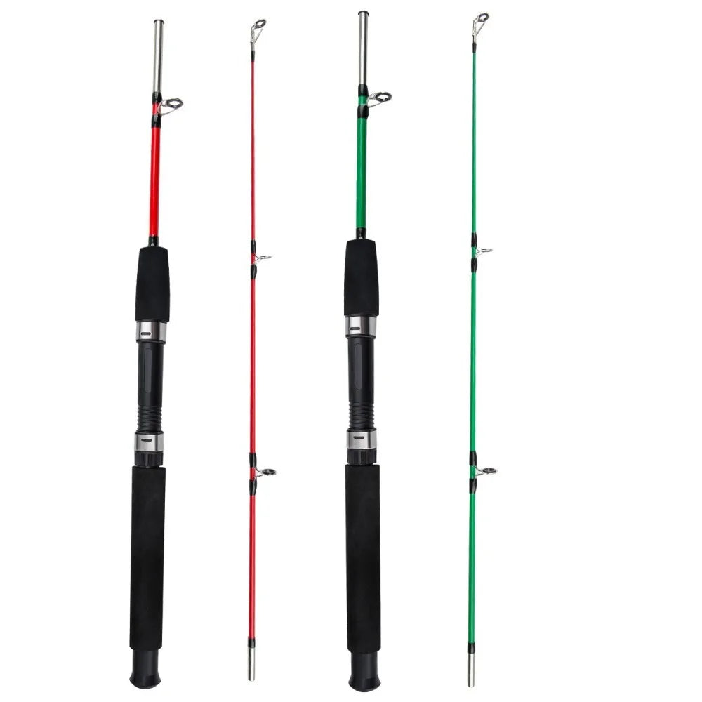 1.0m 2-Section Carbon Spinning Rod – 107g Travel Fishing Rod