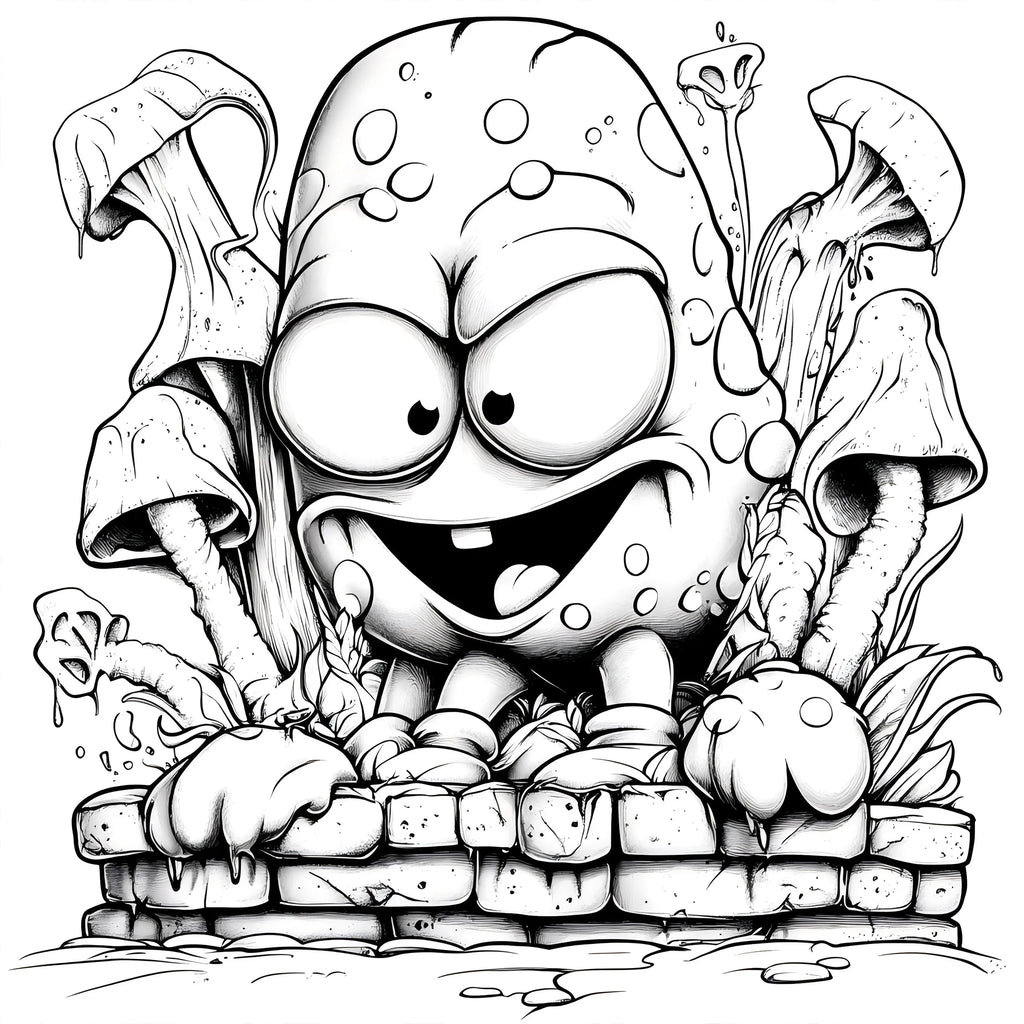 Street Graffiti Colouring Book Adult Picture Designs Anti Stress