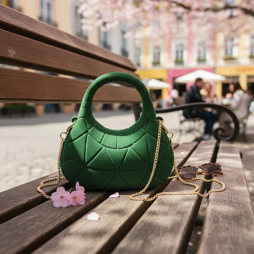 Mini Acrylic Crossbody Bag – Candy Color Metal Chain Handbag