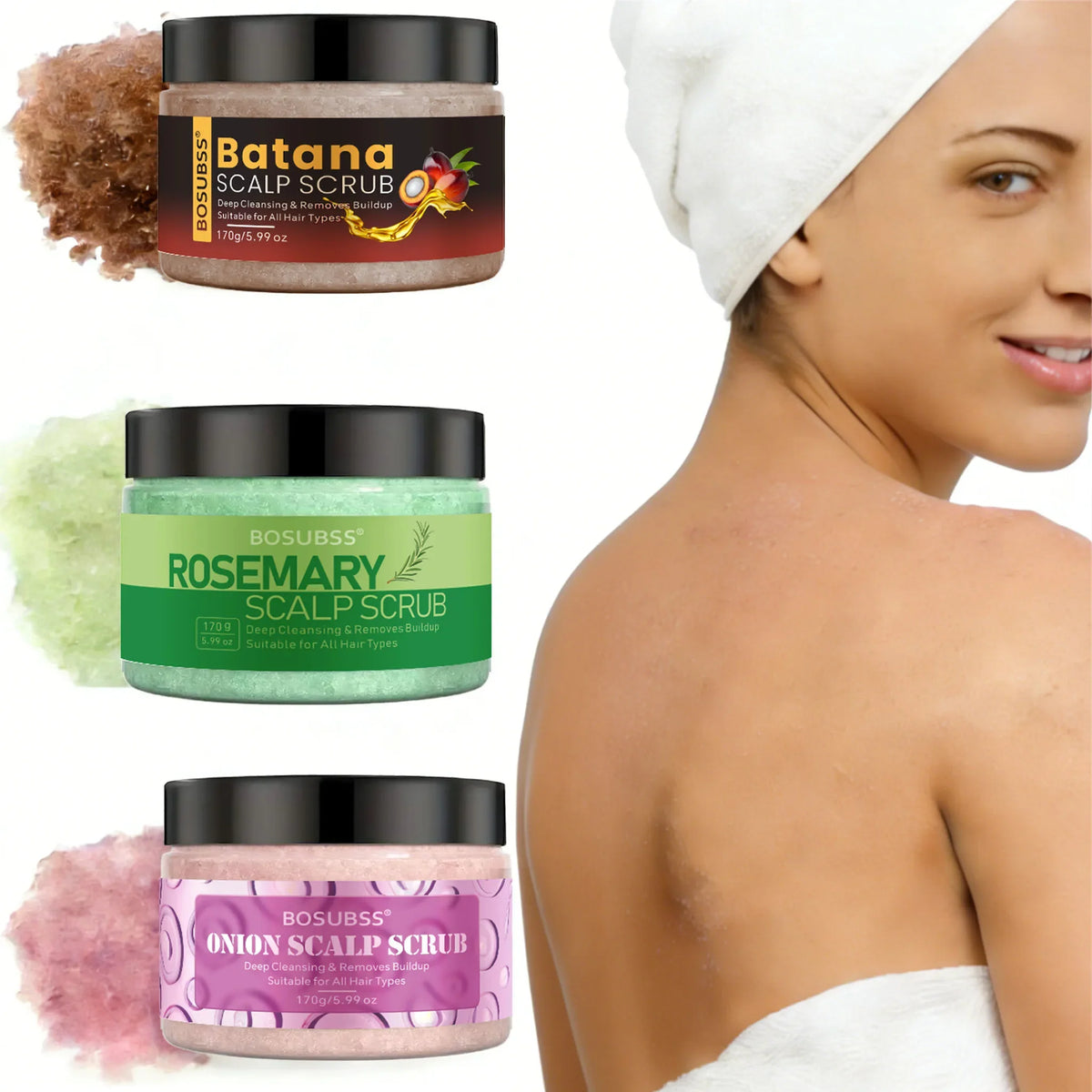 Rosemary Scalp Scrub – Natural Oil Control, All Hair Types