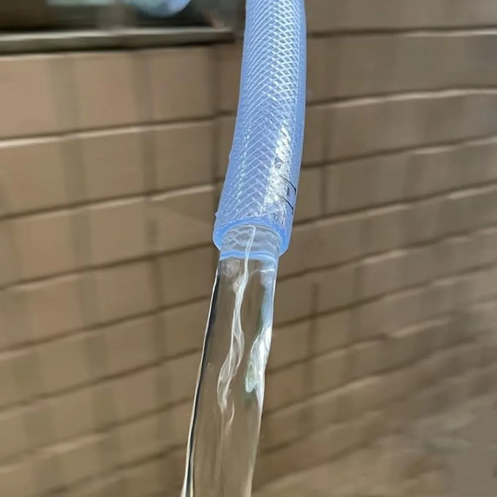 Transparent High-Pressure Silicone Braided Hose | Flexible Tubing