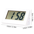 Compact Battery-Operated LED Digital Desk Clock | Mini Display