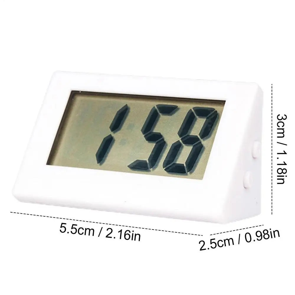 Compact Battery-Operated LED Digital Desk Clock | Mini Display