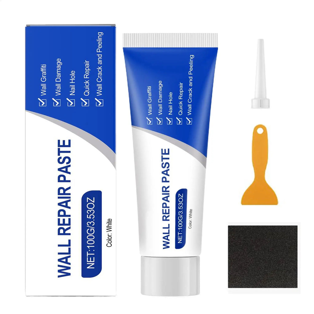 Wall Repair Putty Kit – Crack, Hole & Nail Filler + Scraper
