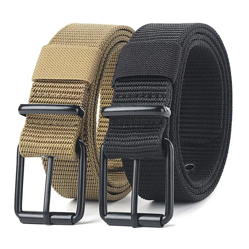 Unisex Canvas Eyelet Belt – Pin Buckle Jeans & Sports Belt