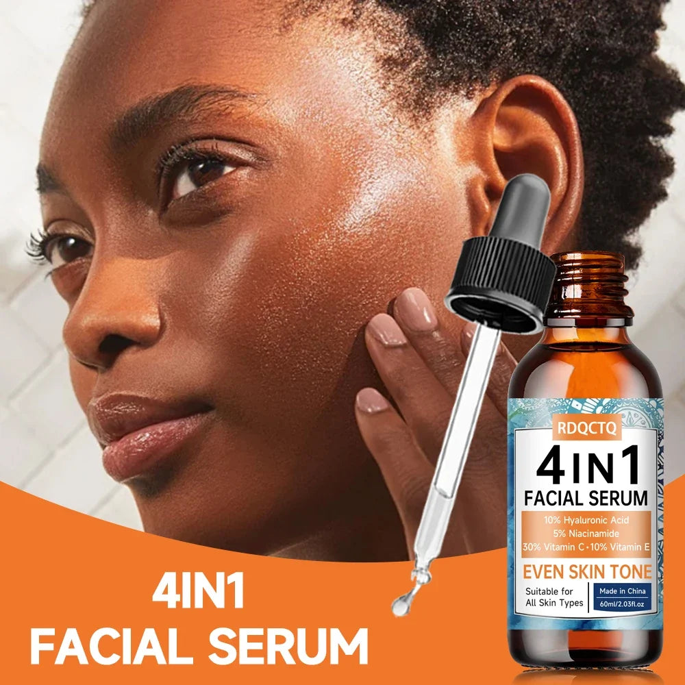 4-in-1 Face Serum – Hyaluronic Acid, Niacinamide & Vitamins