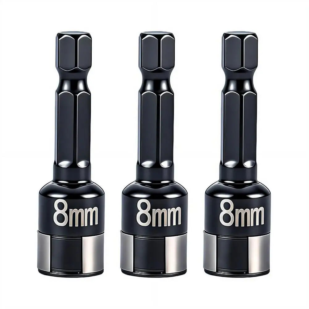 8mm Hex Shank Impact Socket Adapter for Drill & Impact Driver