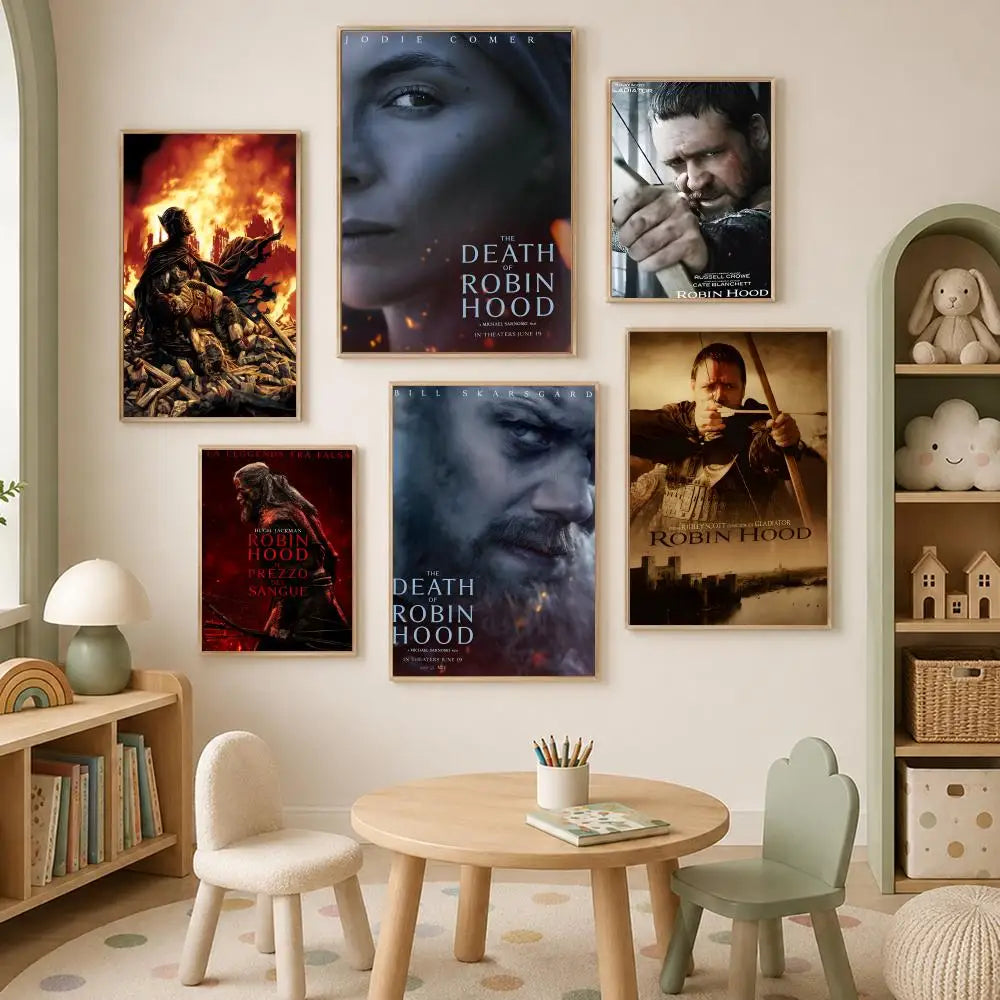 Death of Robin Hood Movie Poster – HD Self-Stick PVC Wall Art