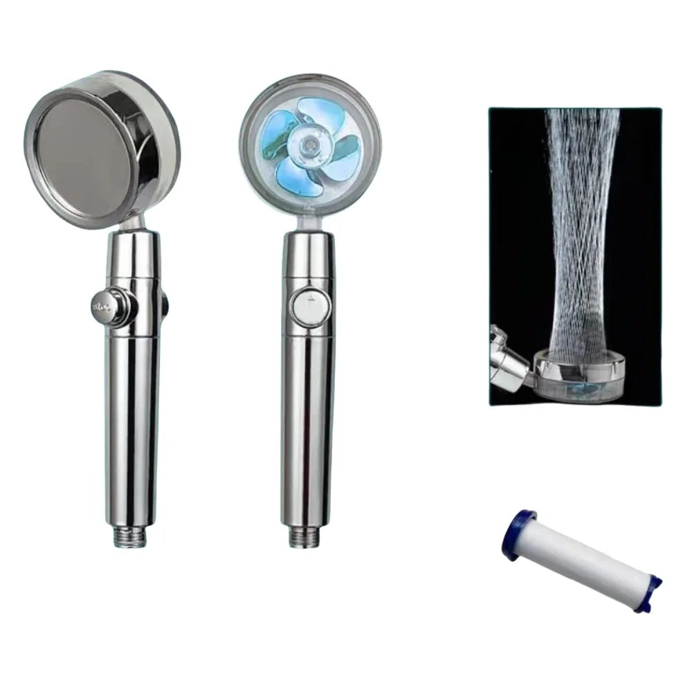 360° Rotating High-Pressure Water-Saving Shower Head | ABS