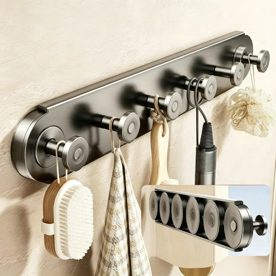 Aluminum Suction Cup Hook – No-Drill Bathroom & Kitchen Hook