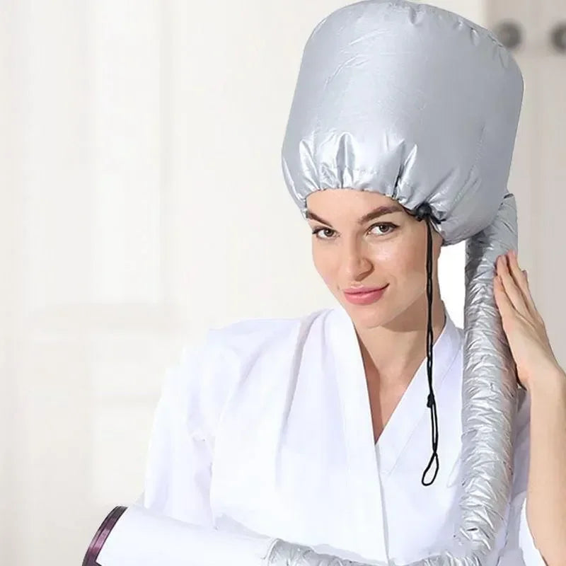 Hair Dryer Heating Hat – Deep Conditioning & Quick Dry Cap