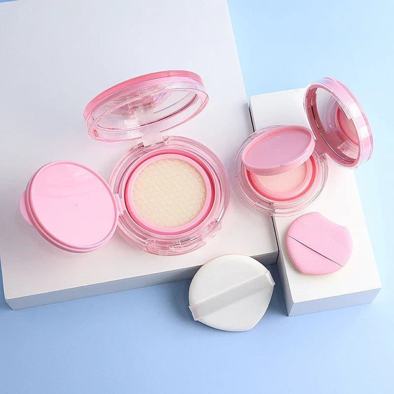 Mini Air Cushion Foundation DIY Box with Mirror & Puff