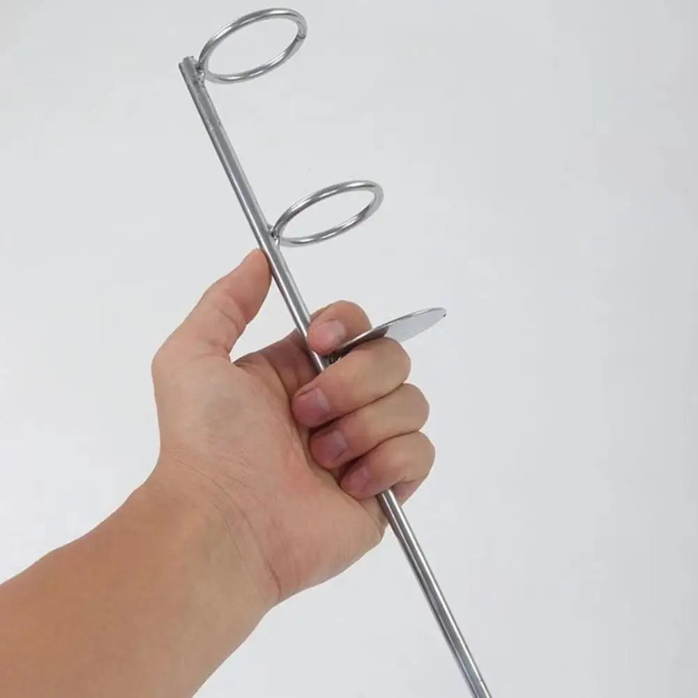 Stainless Steel Fishing Rod Holder Ground Plug Stand 30/37/47cm