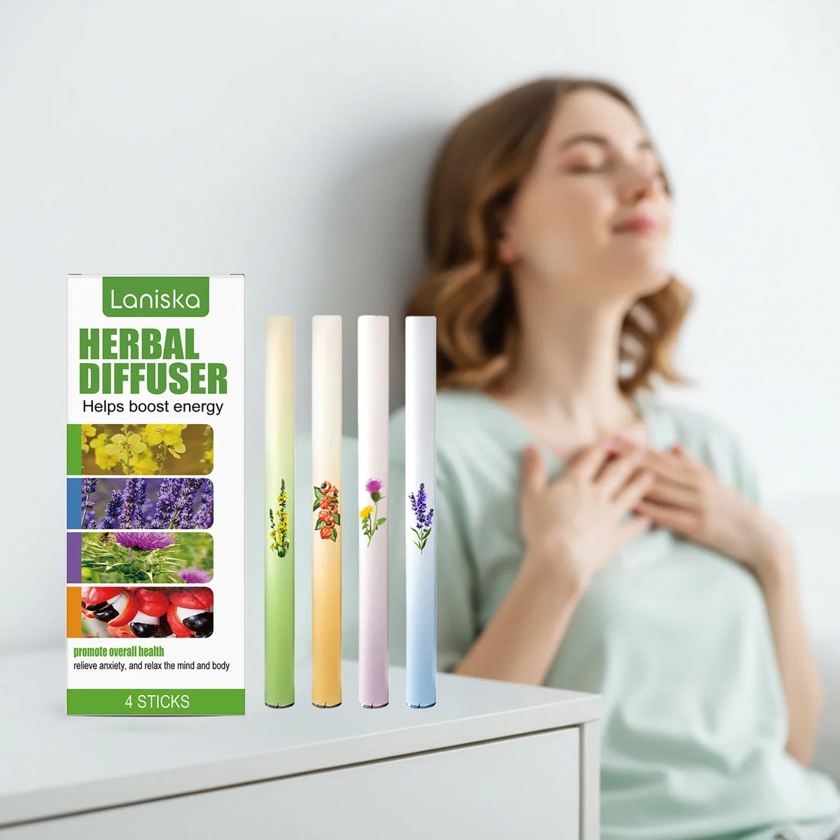 Herbal Care Moisturizing Stick Set 4pcs – Natural Dry Skin