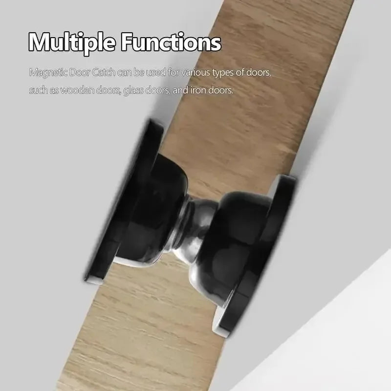 Magnetic Door Stopper – Silent Anti-Collision PVC & Steel