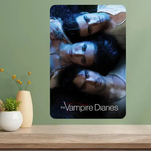 Vampire Diaries Metal Poster Sign – Aluminum TV Show Wall Art