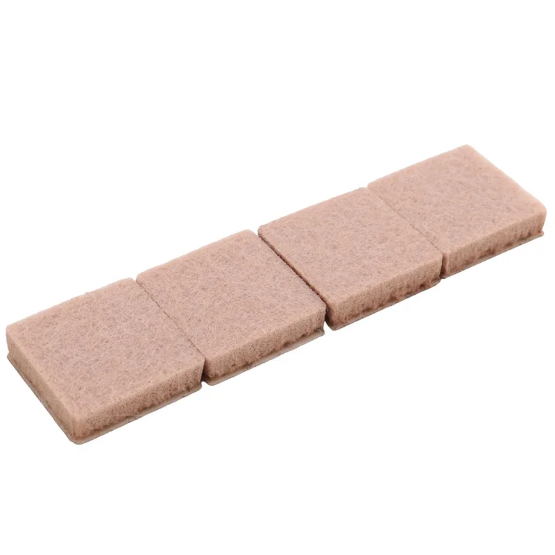 A36T-Felt Floor Furniture Protector Pads Chair Table Legs 96 Khaki