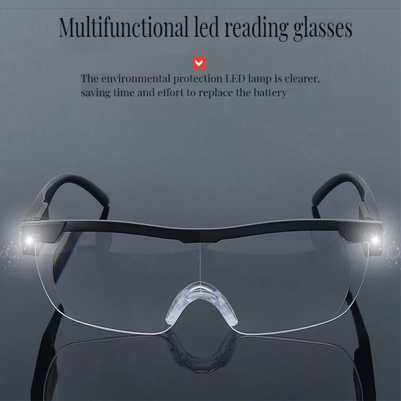 2.5X LED Magnifying Headband Glasses – Hands-Free Magnifier
