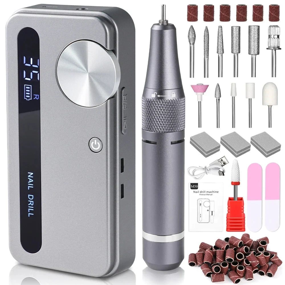 35000RPM Electric Nail Polisher Professional Gel Nails Care