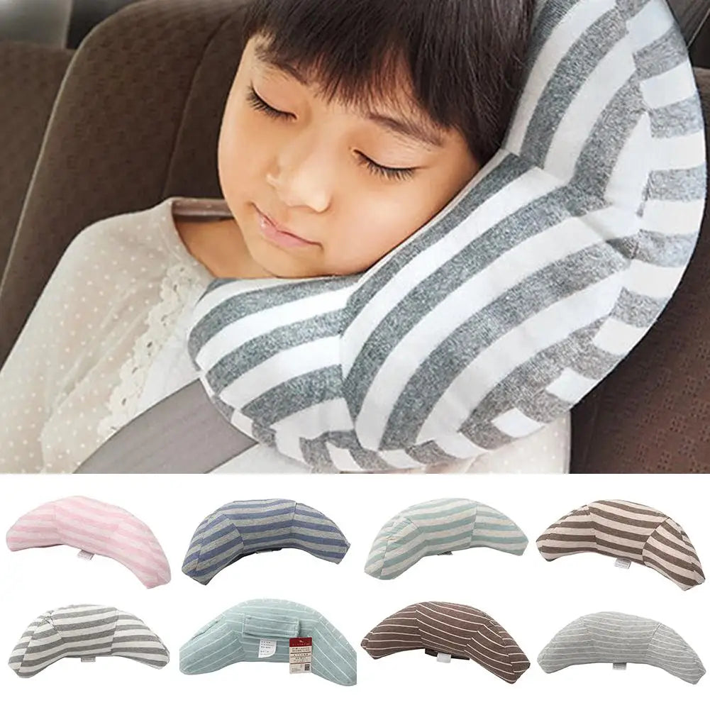 Kids Car Seat Neck Pillow – Head & Shoulder Belt Cushion
