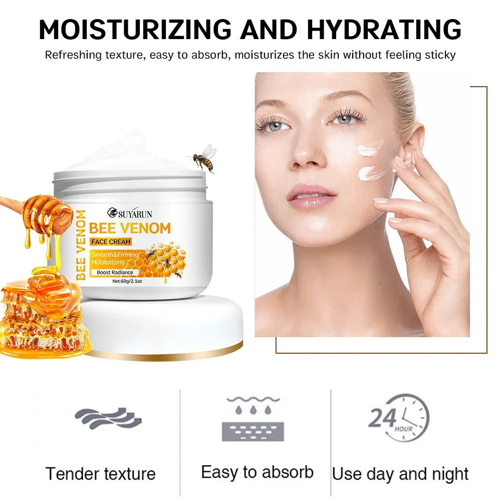 SUYARUN Bee Venom Cream – Anti-Aging Moisturizer with Aloe