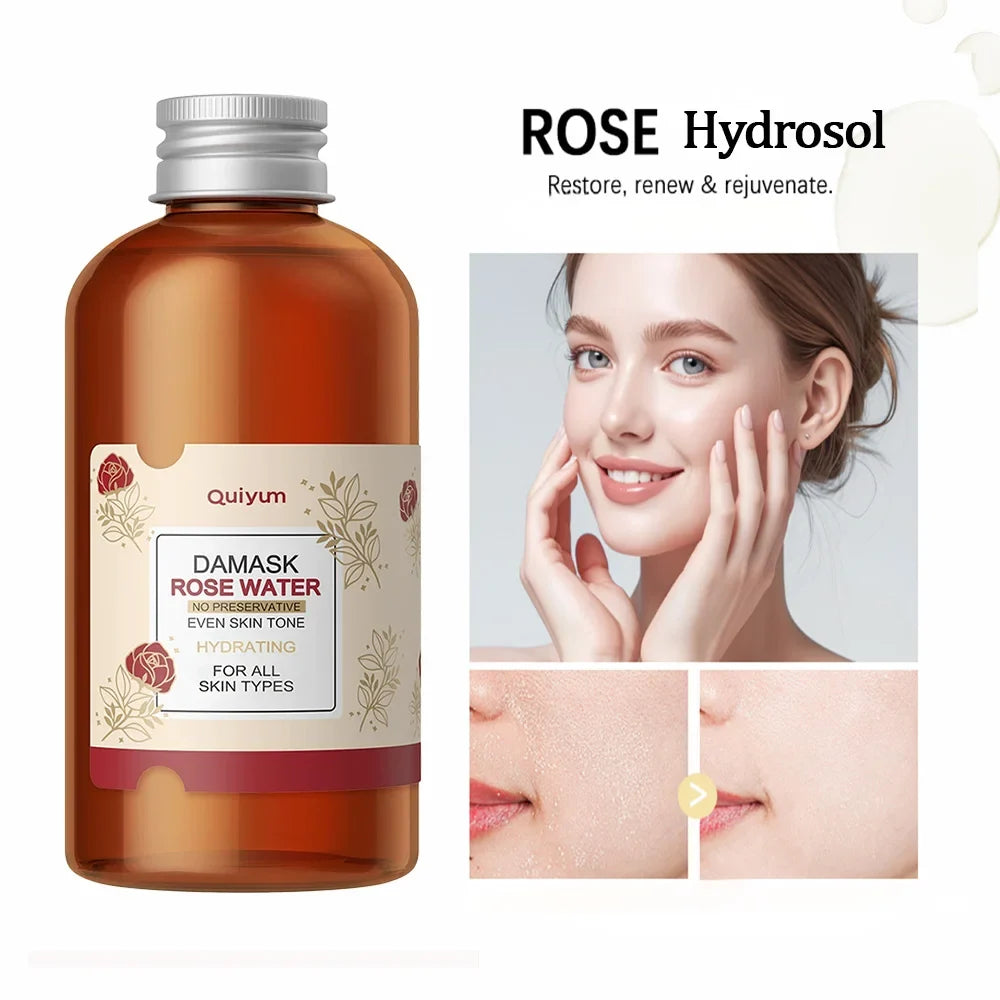 QUIYUM Rose Water Facial Toner – Organic Rose Petal 100ml