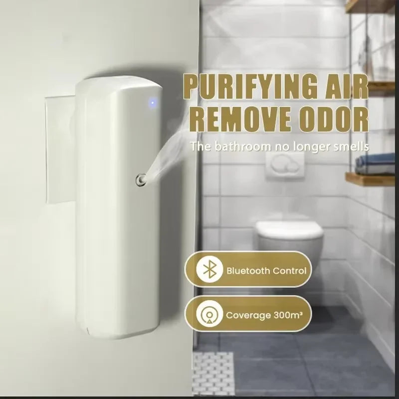 Wall Mount Waterless Fragrance Nebulizer | Bluetooth Aroma Diffuser