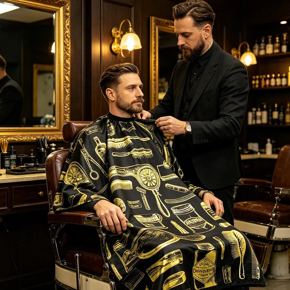 Waterproof Salon Barber Cape | Professional Hair Cutting Apron