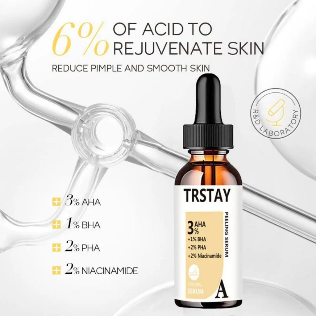 AHA Peeling Serum Salicylic Acid Face Essence Shrink Pores Acne