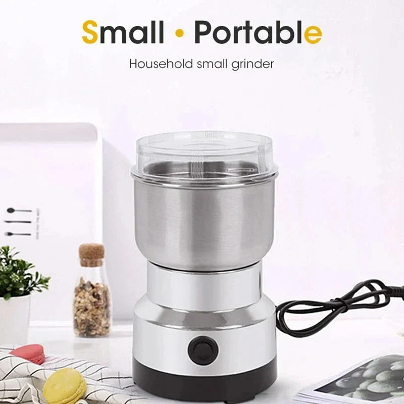 Mini Electric Spice & Coffee Grinder 300ml | 2/4 Blade Grain Mill