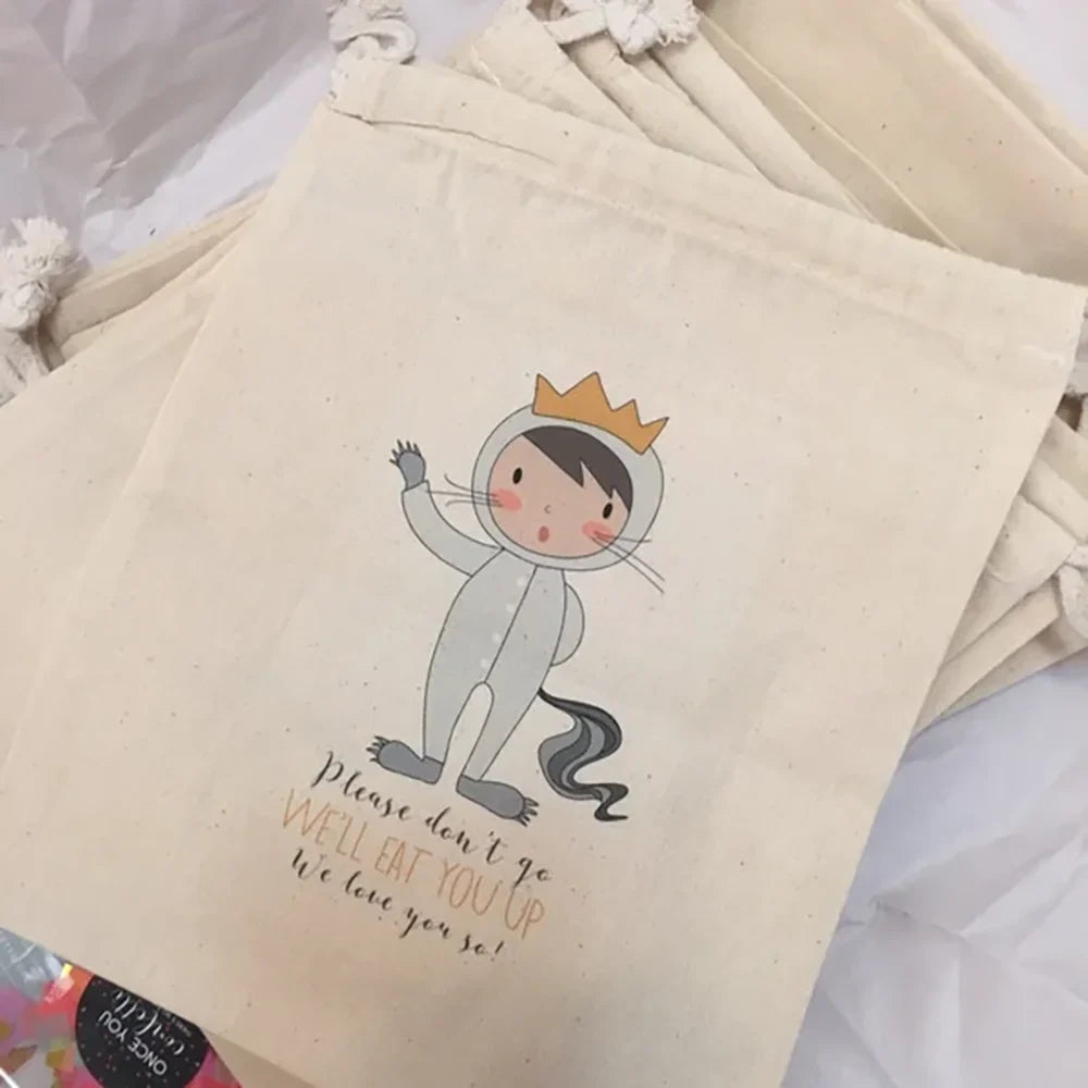 Custom Wild Monster Favor Bags | Wild Rumpus Birthday Party