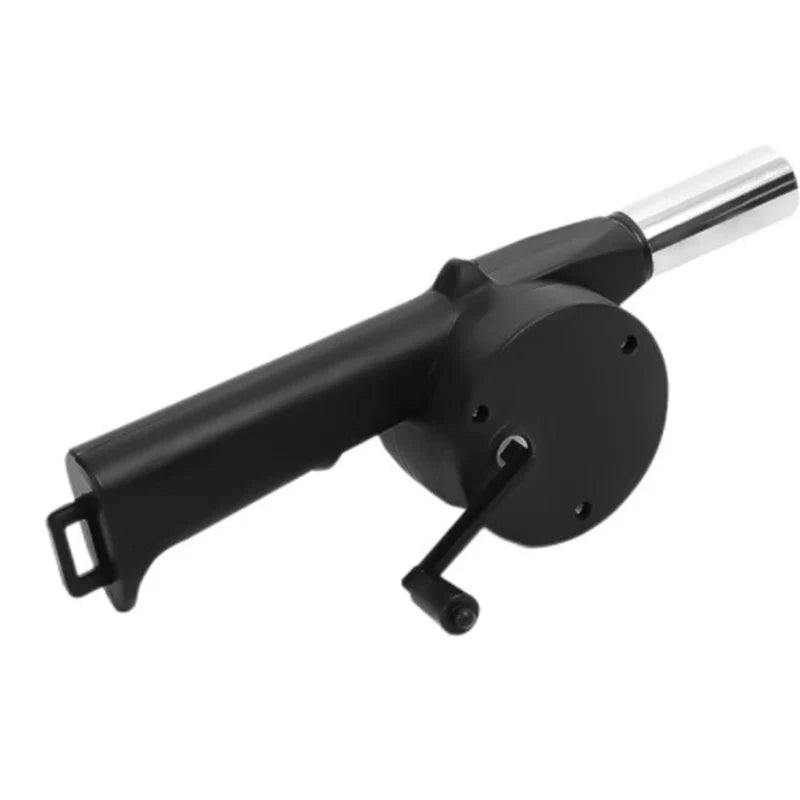 Barbecue Blower Small Manual Combustion Aid Hand Cranked Hair Dryer