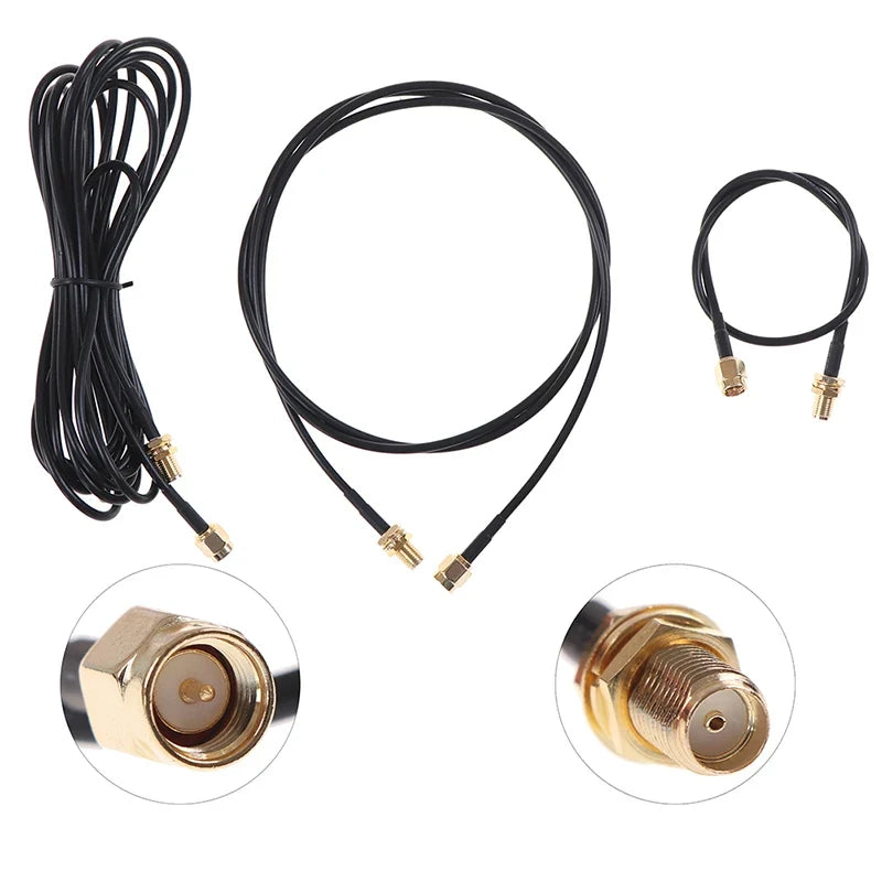SMA Male to Female RG174 RF Coaxial WiFi Antenna Cable