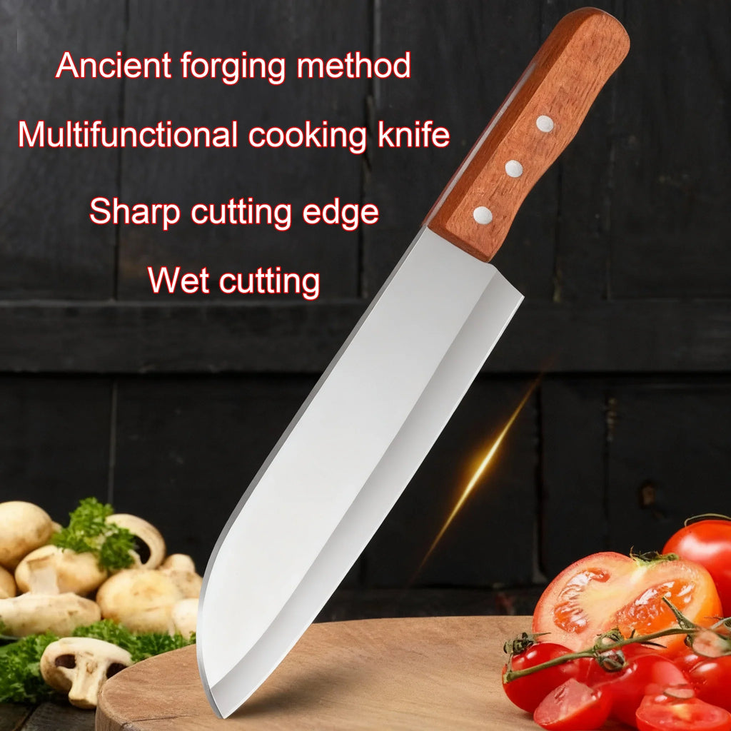 Japanese Chef's Knife – Stainless Steel Cleaver & Boning Knife