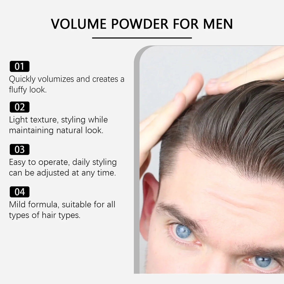 East Moon Hair Texturizing Volume Powder – Matte Finish 40g