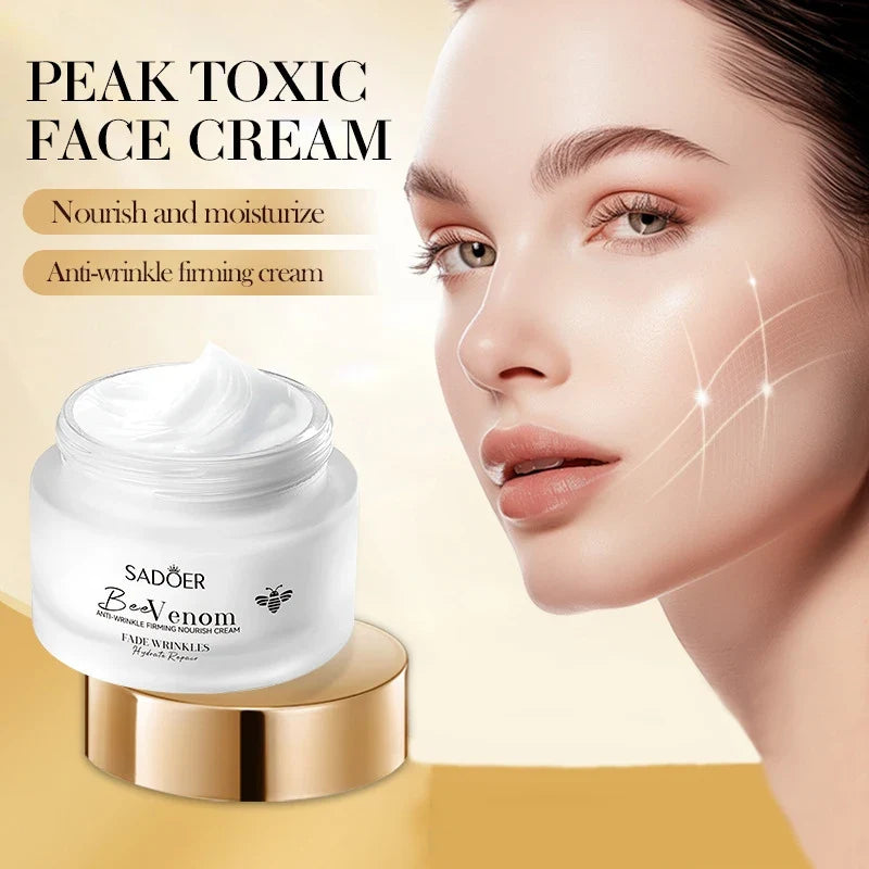 Bee Venom Anti-aging Face Cream Fade Wrinkle Firming Lifting Facial