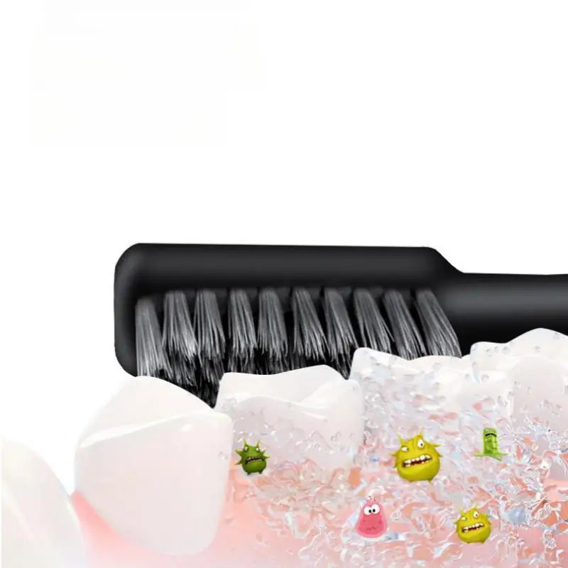 Folding Charcoal Travel Toothbrush – Compact & Portable