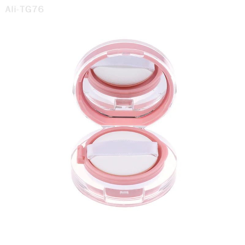 Pink Mini Air Cushion Foundation DIY Box with Mirror & Puff